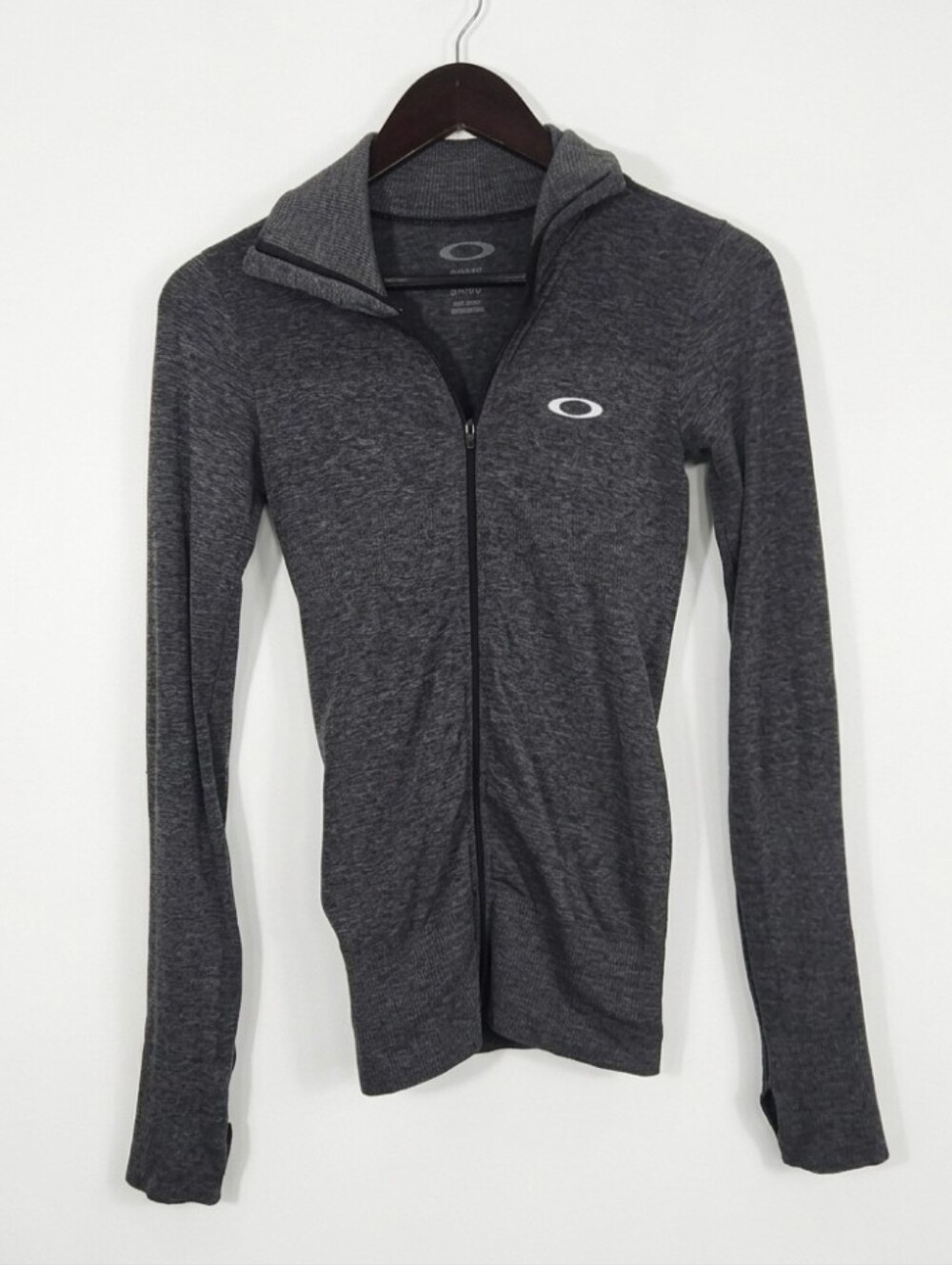 Oakley dark gray full zip sweatshirt